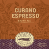 Cubano-style Espresso Brown Ale label