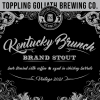 beer label for Kentucky Brunch Brand Stout (2021)