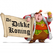 De Dikke Koning Biercafe logo